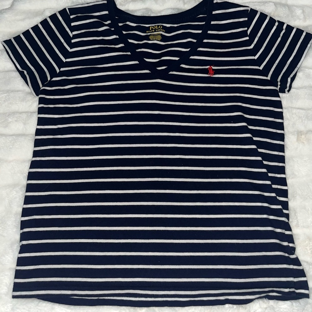 Ralph Lauren Striped V-Neck Tee